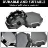 imageSAUTVS Tire Wheel Hub Caps for Polaris RZR XP Black Dust Center Hub Cap Covers for Polaris RZR 900 XP 4 1000 Turbo 20142019 Accessories 4PCS Replace 1522216655