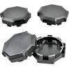 imageSAUTVS Tire Wheel Hub Caps for Polaris RZR XP Black Dust Center Hub Cap Covers for Polaris RZR 900 XP 4 1000 Turbo 20142019 Accessories 4PCS Replace 1522216655