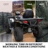 imageSAUTVS Tool Box Cover with Lock Latch for Polaris Sportsman 450 570 Rear Storage Box Cover Back Cargo Lid for Polaris Sportsman 450 500 570 700 800 Touring 20062024 Accessories Replace 5436349