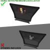 imageSAUTVS Tool Box Cover with Lock Latch for Polaris Sportsman 450 570 Rear Storage Box Cover Back Cargo Lid for Polaris Sportsman 450 500 570 700 800 Touring 20062024 Accessories Replace 5436349