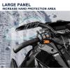 imageSAUTVS Transparent Handguards Protector Wind Deflector for SkiDoo REV Gen5  Gen4  XSXMXPXRXU Models Plastic Hand Guards Handlebar Air Deflectors 2PCS Replace 860200789