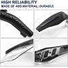 imageSAUTVS Transparent Handguards Protector Wind Deflector for SkiDoo REV Gen5  Gen4  XSXMXPXRXU Models Plastic Hand Guards Handlebar Air Deflectors 2PCS Replace 860200789