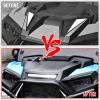 imageSAUTVS Turbo Hood Scoop with LED Spotlight for RZR XP 1000TURBO 1923 Hood Scoop with LED Auxiliary Lamp Accent Light Kit for Polaris RZR XP 1000TURBO S 4 20192023 Accessories