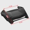 imageSAUTVS Turbo Hood Scoop with LED Spotlight for RZR XP 1000TURBO 1923 Hood Scoop with LED Auxiliary Lamp Accent Light Kit for Polaris RZR XP 1000TURBO S 4 20192023 Accessories