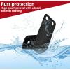 imageSAUTVS UTV Rear Roof Light Brackets Rear Profit Cage LED Light Mount Brackets Kit for Polaris Ranger Diesel ETX XP EV Crew 570 800 900 1000 20132024 Accessories 2PCS