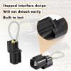 imageSAUTVS UTV Seat Belt Bypass for CFMOTO ZFORCE 950 Override Harness Seat Bypass Override Switch Connector Jumper Plug for CFMOTO ZFORCE 950 HO SPORT 2023 Accessories 2 Pieces