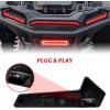 imageSAUTVS UTV Tail Lights Assembly for Polaris RZR XP 1000TurboSportsman 1823 Smoked Black LED Taillights Rear Lamps for Polaris RZR XP 1000 Turbo Sportsman 570 850 1000 20182023 Accessories2PCSSmoked Black