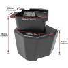 imageSAUTVS UTV Under Seat Storage Box for Honda Pioneer 1000 3P 5P 20172023 Water Resistance Underseat Storage Bin for Honda Pioneer 10003  10005 20172023 Accessories Replace OEM 08L70HL4F00