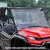 imageSAUTVS UTV Upper Roof 54 inch LED Light Bar Brackets for Honda Pioneer 1000 20162025 Black Metal 54quot Light Bar Mount Kit for Honda Pioneer 1000 20162025 Accessories