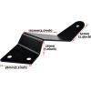imageSAUTVS UTV Upper Roof 54 inch LED Light Bar Brackets for Honda Pioneer 1000 20162025 Black Metal 54quot Light Bar Mount Kit for Honda Pioneer 1000 20162025 Accessories