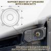 imageSAUTVS Under Dash Speaker Pods for Ranger 1000XP 1824 Under Dashboard Speaker Enclosures Pods Holders for Polaris Ranger XP 1000Crew 20182024 AccessoriesOne Pair