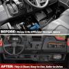 imageSAUTVS Under Dash Storage Box for Honda Pioneer 700 2P 4P 20142025 Under Dashboard Storage Pocket for Honda Pioneer 7002 7004 20142025 Accessories Replace OEM 08L73HL3A41