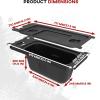 imageSAUTVS Under Seat Storage Box Underseat Storage Bin Set Organizer Tray for Kawasaki Mule PROFX FXR FXT DX DXT 20152025 Accessories Replace 999941463