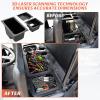 imageSAUTVS Under Seat Storage Box Underseat Storage Bin Set Organizer Tray for Polaris Ranger 500 570 Mid Size 50quot Wide 20152021 Accessories 3PCS