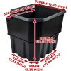 imageSAUTVS Under Seat Storage Box for Polaris Ranger 1000XP 1000CrewDiesel 20182025 Poly Underseat Combined Storage Bin Replace 2882910