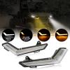 imageSAUTVS Upgraded LED Turn Signal Daytime Running Lights for Defender Commander Front DRL Fang Lights Yellow Flashing Lights for Can Am Defender ampamp Defender Max 2020  Commander 2021 Accessories2PCS