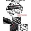 imageSAUTVS Waterproof Front Mesh Grill with LED Light Bar for Polaris RZR PRO XPPRO RPRO S 2025 Black Mesh Grille with Spotlight Replace OEM 5465595070 5459950070