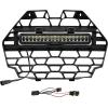 imageSAUTVS Waterproof Front Mesh Grill with LED Light Bar for Polaris RZR PRO XPPRO RPRO S 2025 Black Mesh Grille with Spotlight Replace OEM 5465595070 5459950070