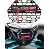 imageSAUTVS Waterproof Front Mesh Grill with LED Light Bar for Polaris RZR PRO XPPRO RPRO S 2025 Black Mesh Grille with Spotlight Replace OEM 5465595070 5459950070