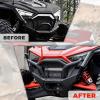 imageSAUTVS Waterproof Front Mesh Grill with LED Light Bar for Polaris RZR PRO XPTurbo RPRO R 20202024 Accessories