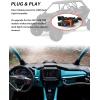 imageSAUTVS White LED Dash Light Assembly for Polaris RZR PRO XPRS 2025 Accessories IP67 Waterproof ABS Material Replace OEM 2418039 2418040