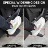 imageSAUTVS Wider Design Larger Brake Pedal for Can Am Ryker Extended Brake Foot Rest Peg Pedal Footboards for CanAm Ryker 600 900 Sport ampamp Ryker Rally Edition All Models Accessories 2PCS