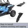 imageSAUTVS Wider Extended Rear Fender Flares Kit for Polaris RZR XP 1000 XP 4 1000 20142023 XXL Rear Left ampamp Right Mud Flaps Mud Guards Extension Accessories 4PCS