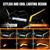 imageSAUTVS X3 LED Front Signature Fang Lights LED Turn Signal Lights Assembly for CanAm Maverick X3 XDS XRS Max Turbo R Trail Sport Max 20172025 Accessories 2PCS Replace 710004994 710004995