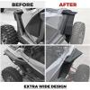 imageSAUTVS XXL Fender Flares for Polaris RZR PRO XPPRO RRZR Turbo R 20202024 Accessories Front ampamp Rear Full Coverage Fender Flares Mud Flaps Mud Guards Replace 2884685
