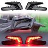imageSmoked Black LED Tail Lights ampamp Side Mirrors Kit for CanAm Maverick X3 All Models