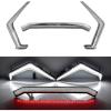 imageFront Accent Fang Lights ampamp Smoked Black Center Tail Light Kit for Polaris RZR XP 1000 Turbo S Replacement for Fang Light Kit