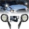imageSAUTVS APillar LED Pod Lights for Kawasaki Mule PROMX 20192026 Accessories Auxiliary Lights with Mounting Bracket ampamp Wiring Harness Plug and Play 2PCS