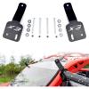 imageSAUTVS Adjustable 50 inch LED Light Bar Brackets for Can Am Maverick X3 Metal Rotatable 50quot Light Bar Brackets Mount Kit for CanAm Maverick X3 All Models Accessories