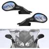 imageSAUTVS Adjustable Folding Rearview Side Mirrors for Polaris Snowmobile ProRide Hood Mounted Mirrors Rear View Side Mirror Kit for Polaris Snowmobile Accessories 2PCS Replace 2877803