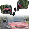 imageSAUTVS Adjustable Side Mirrors for Honda Pioneer 1000 1625 Highdefinition Clear Wider Folding Exterior Side Rearview Mirror for Honda Pioneer 1000 20162025 Accessories 2PC Replace 0SV05HL4202