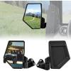 imageSAUTVS Adjustable Side Mirrors for Ranger XD 1500 2024 Wide Foldable APillarMounted Side Rearview Mirror ROPSMounted Mirror for Polaris Ranger XD 1500Crew 2024 Accessories 2PCS Replace 2889099