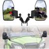 imageSAUTVS Adjustable Side Rearview Mirrors Compatible with Honda Pioneer 520 20212025 Pioneer 500 20152023 Exterior Wider Highdefinition Foldable Side Mirror with Bracket Accessories 2PCS