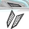 imageSAUTVS Aluminum Air Intake Cover Grill for Polaris RZR PRO RXPPRO STurbo R 20202025 Black Metal Mesh Engine Side Vent Inlet Protection Cover Bezel Enhanced Airflow ampamp Durability2PCS
