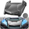 imageSAUTVS Carbon Fiber Pattern Turbo Hood Scoop Air Intake Kit for Polaris RZR XP 1000TURBO XP 4  TURBO S 20192023 Accessories