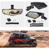imageSAUTVS Center Rear View Mirror and Side Mirrors Kit for Honda Talon 1000 Convex Center Mirror and Adjustable Folding Side Mirrors for Honda Talon 1000X 1000R 1000 X4 20192024 Accessories
