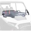 imageSAUTVS Clear Front Half Windshield for Polaris RZR XPXP4 1000 2024 2025 Lightly Dustproof Durable Poly Half Windscreen Window Accessories