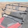 imageSAUTVS Flip Up Windshield Compatible with Honda Pioneer 10003 10005 10006 20162025 Clear 15quot Hard Coated Poly Front Flip Windscreen Accessories Can be Closed Vented or Fully Open