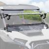 imageSAUTVS Flip Up Windshield for Polaris RZR XPXP 4 1000 2024 2025 Accessories Clear 15quot Hard Coated Polycarbonate Front Flip Windscreen Window Can be ClosedVented or Fully Open