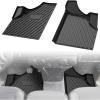 imageSAUTVS Floor Mats for Can Am Defender TPE Front Row Floor Liners All Weather Protection Slush Mats for CanAm DefenderDefender MAX HD5 HD8 HD10 20162025 Accessories 2PCS