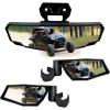 imageSAUTVS Folding Side Mirrors Center Rearview Mirror Kit for Polaris RZR XP 1000 UltimateSportPremium 2024 2025 Accessories