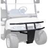 imageSAUTVS Front Brush Guard Compatible with EZGO RXV 20082015 Combined Black Powder Coated Steel Front Bumper Guard for EZGO RXV Golf Cart 20082015 Accessories