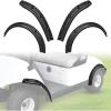 imageSAUTVS Front and Rear Fender Flares Compatible with Yamaha Drive2 G29 20172025 Golf Cart Accessories Combined Mud Flaps Mud Guards for Yamaha Drive2 G29 Standard and Unmodified Golf Carts Body Only