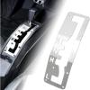 imageSAUTVS Gloss Stainless Steel Shifter Gate Plate Panel for CanAm Maverick Trail SportCommander 20182025 Accessories Quick Shift Gate