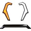 imageSAUTVS Grille Accent Fang Lights Turn Signal Lights Grill Signature Lamps ampamp UTV Center Tail Light 3rd Third Brake Light Stop Light for Polaris RZR XP 1000 XP4 1000 20142018 Accessories