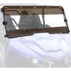 imageSAUTVS Heavy Duty Combined Full Windshield for Yamaha Wolverine X2 X4 850 Dustproof Durable Hard Coat Front Full Windscreen for Yamaha Wolverine X2 X4 20182020 Accessories